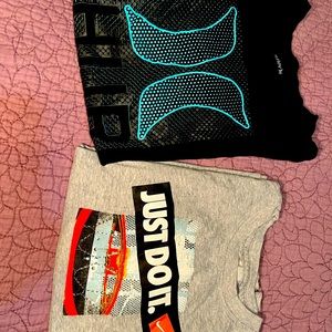 Both boy shirts size m